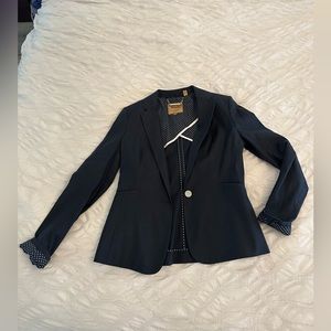 Ted Baker Navy Blue linen Blazer. Size 3